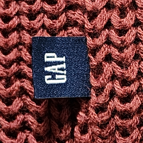 Gap Casual Cardigan Burgundy Button Up  Cardigan Long Sleeve Loose Knit - Picture 12 of 14
